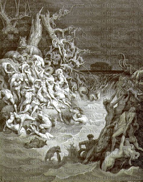 Archives Of Khazad Dum Paul Gustave Doré The World Destroyed By Water