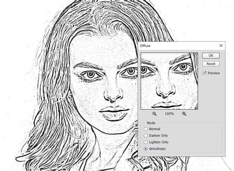 How To Make A Line Drawing From Photo Photoshop Green Coraven