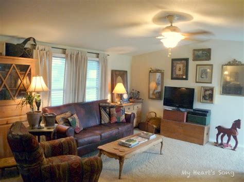 My Hearts Song Mobile Home Living Room Remodel