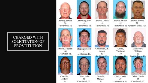 Sex For Sale Over 100 Suspected Johns Sought In Vero Beach Parlor