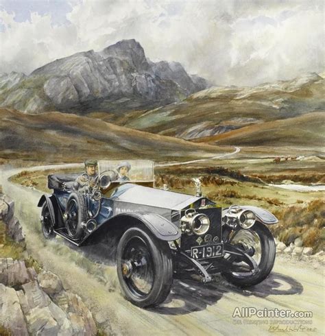 Pin By Annexgreen On Classic Car Paintings Car Painting Automotive