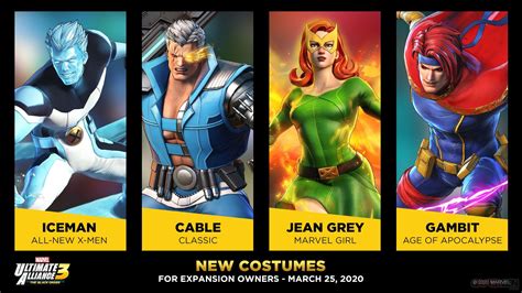 Marvel Ultimate Alliance 3 The Black Order Un Céleste Et Des Costumes