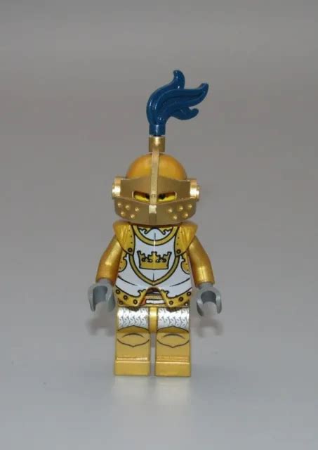Lego Golden Gold Knight Armor Plume Minifigure Castle 7079 Drawbridge