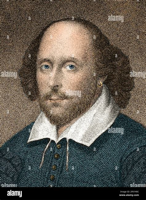 William Shakespeare English Playwright Stock Photo Alamy
