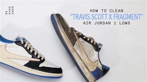 How To Clean Air Jordan 1 Travis Scottfragment Low Youtube