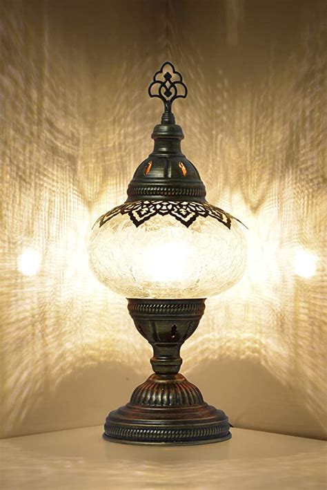 Mozaist Turkish Lamp Mosaic Table Lamp Antique Moroccan Decorative