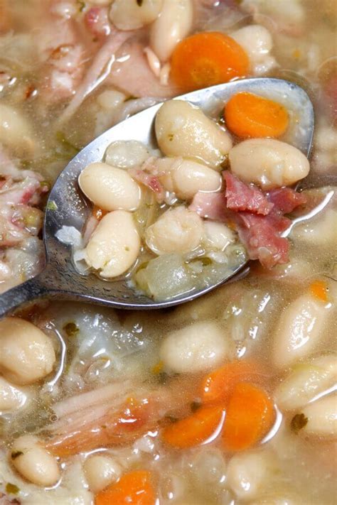 White Bean And Ham Soup With Canned Beans : Watch Cooking Directions