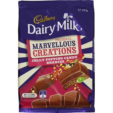 Cadbury Dairy Milk Marvellous Creations Jelly Popping 290g Block