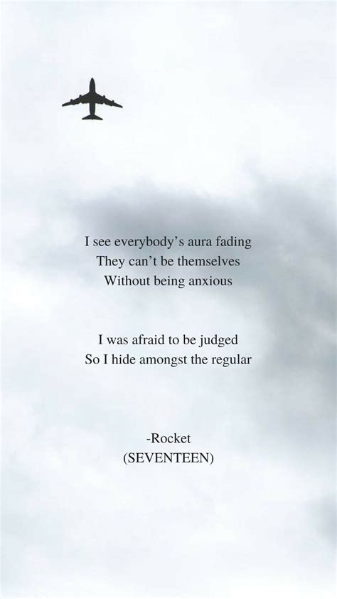 Rocket By Seventeen Lyrics Wallpaper Kpop Quotes New Quotes Lyric