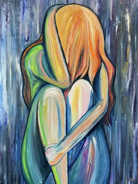 My Colorful Depression Painting By Kathleen Diberardino Fine Art America