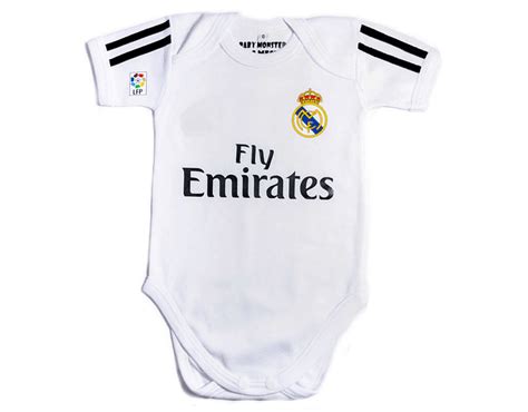 Body Mameluco Para Bebe Real Madrid 2018 Baby Monster