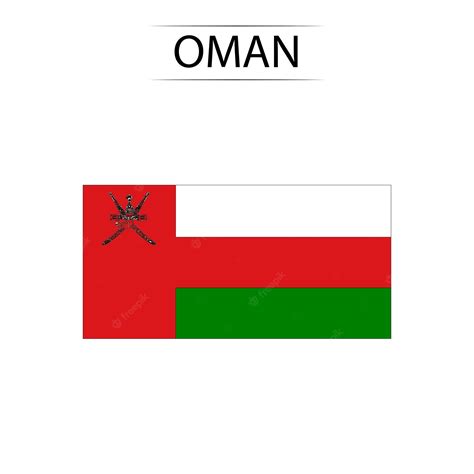 Premium Vector Oman Flag National Flag Of Oman