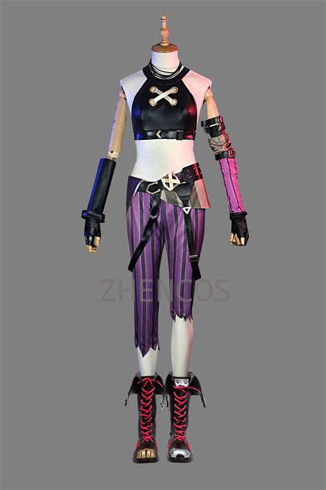 Lol Cosplay Arcane Jinx Cosplay Outfit Lol Cosplay Costume Etsy Uk