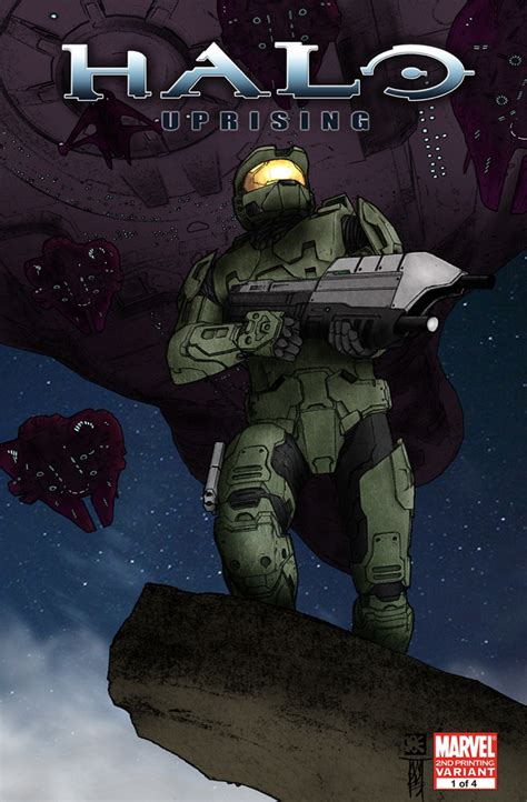 Halo Uprising Cover By Donotthrowaway On Deviantart