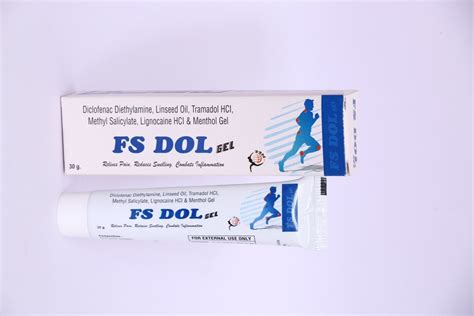 Fs Dol Diclofenac Diethylamine Gel Packaging Size 30 Gm At Rs 145