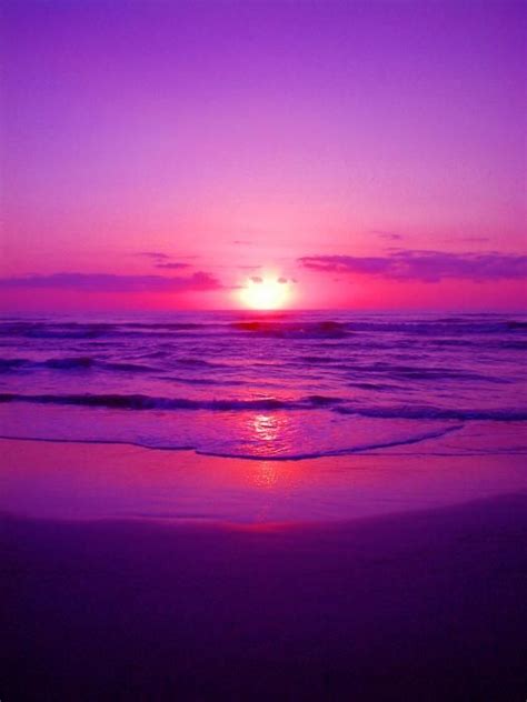 Purple Sunrise By Richie Tatum Purple Sunset Beautiful Nature