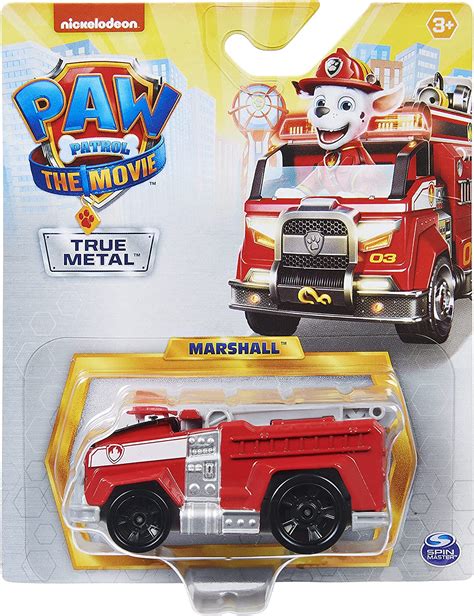 Paw Patrol The Movie True Metal Marshall Die Cast Vehicle 155 Scale