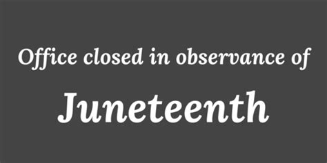 Cornell Cooperative Extension Juneteenth Office Closed For Holiday