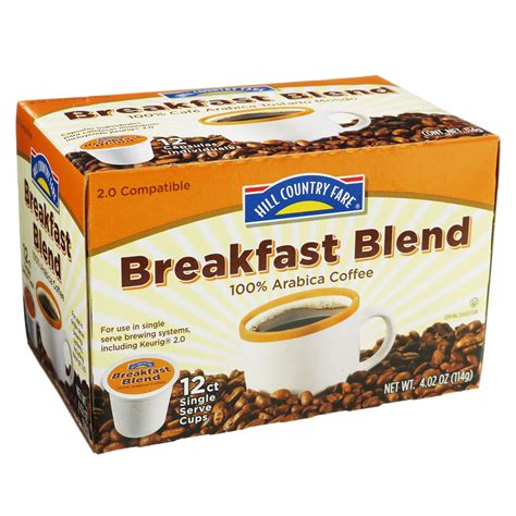 Hill Country Fare Breakfast Blend Single Serve Coffee Cups Shop