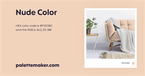 Nude Color HEX F2D3BC Meaning And Live Previews PaletteMaker