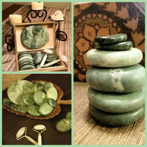 jade hot stone massage includes the additional healing benefits of noble jade and feels