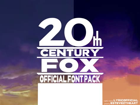 20th Century Studios Font Collection By Esteveztheart On Deviantart