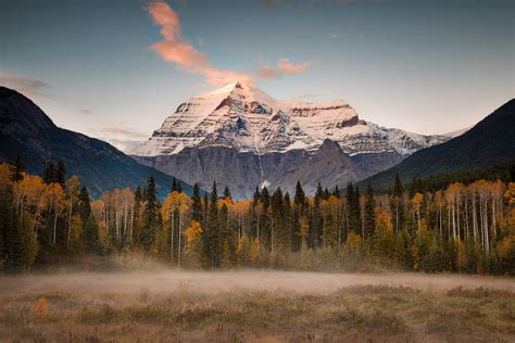 Highest Peak In The Canadian Rockies Mount Robson