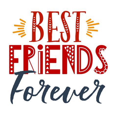 Best Friends Forever Friendship Day Free Svg File Svg Heart