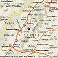 Shenandoah, Virginia Area Map & More