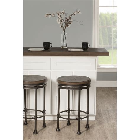 Casselberry Backless Round Swivel Counter Stool 4582 826 By Hillsdale