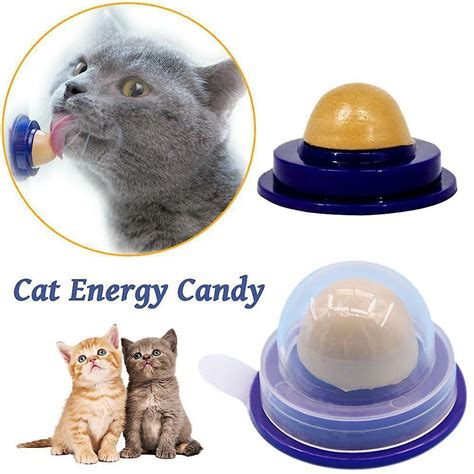 cat snacks catnip sugar candy licking solid nutrition energy ball toys healthy safe natural
