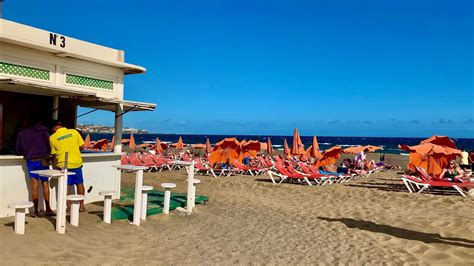 Gran Canaria Playa Del Ingles Maspalomas Beaches Nov Youtube