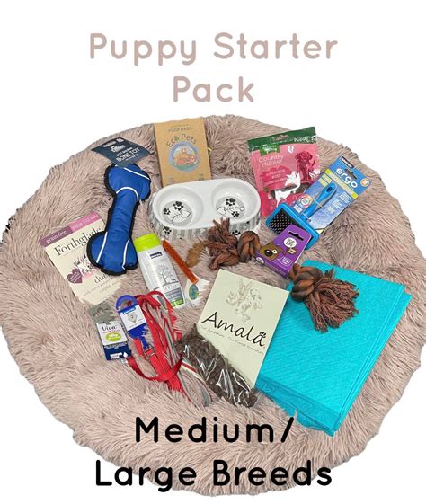 Puppy Starter Pack Mediumlarge Breeds Pets Take Away Retail Store