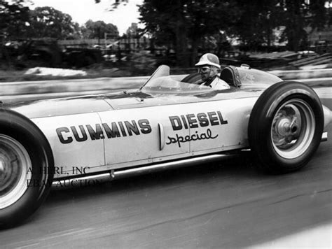 Cummins Special Indy Car Racer 1950s Automobile Racing Car Photograph