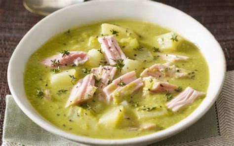 It is a countertop appliance that is used to simmer food at a reduced temperature for a longer period of time. Slow-cooker pea and ham soup recipe - goodtoknow