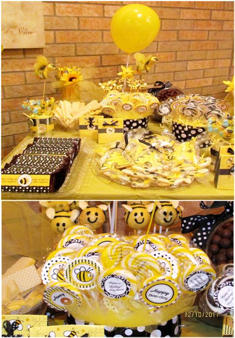 A Sweet As Honey Bee Birthday Party Desserts Table Artofit