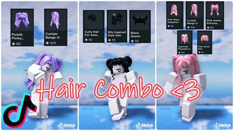 Roblox Best Hair Combos Ideas Part 5 Youtube