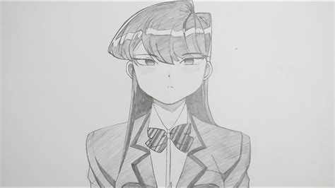 How To Draw Komi San Easy Komi Can T Communicate YouTube