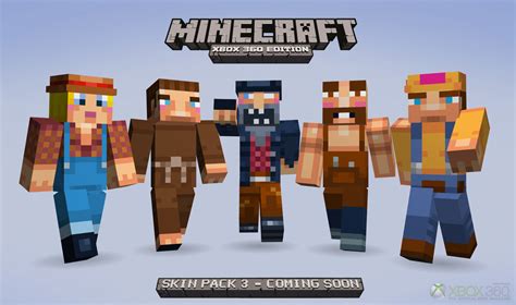 Skin Pack 3 For Minecraft Xbox 360 Edition Announced
