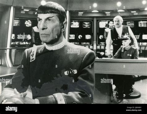 Actor Leonard Nimoy As Mr Spock In The Movie Star Trek Vi The