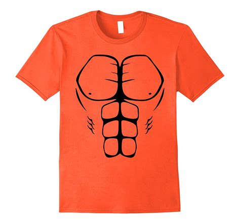 Chest Six Pack Abs Muscles T Shirt Anz Anztshirt