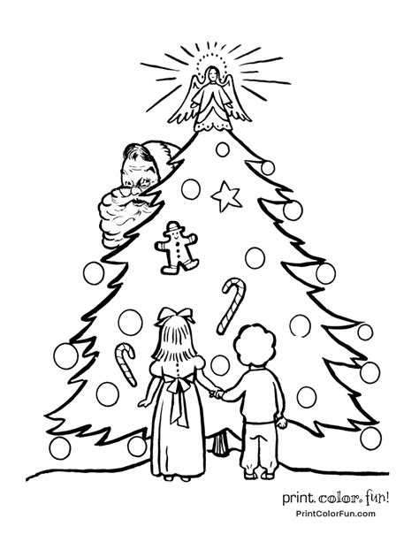 Christmas tree coloring pages are fun, but they also help kids develop many important skills. Old Fashioned Christmas Coloring Pages at GetColorings.com ...