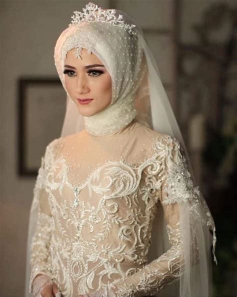 25 Beautiful Bridal Hijab Designs For Wedding Sheideas