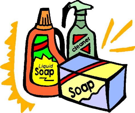 Cleaning Supplies Clipart House Cleaning Clipart Group With Items