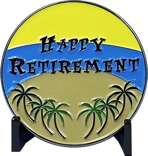 Dl5 12 Happy Retirement Police Officer Challenge Coin Car
