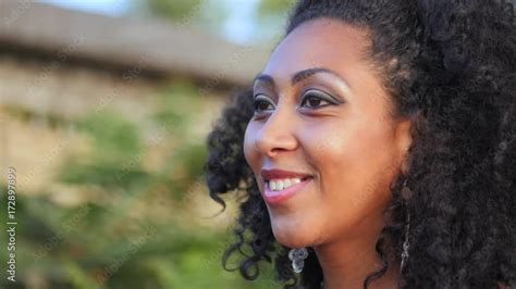 Two Happy Beautiful Afro American Women Friends Talking Outdoor Multi