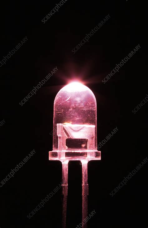Red Led Stock Image C0175731 Science Photo Library