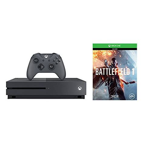 Xbox One S Battlefield 1 Special Edition Bundle 500gb Storm Grey