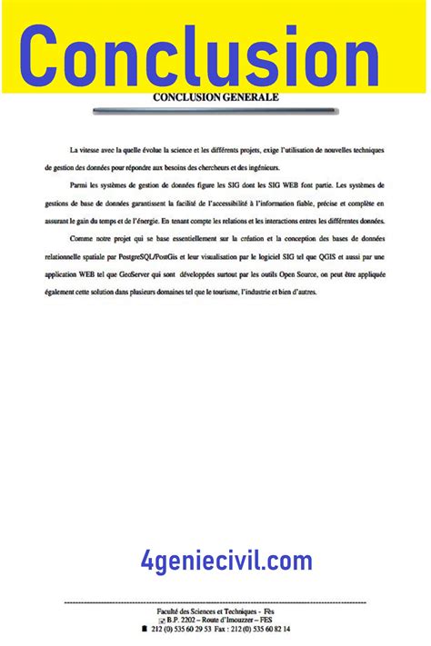 Conclusion Rapport De Stage Comptabilité Pdf Conclusion Mémoire