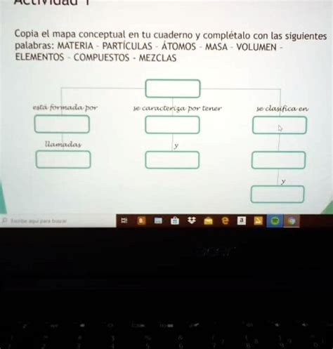 Solved Donde Ubicar Cada Cosa Glcytucu Copia El Mapa Conceptual En Tu Cuaderno Y Compl Talo